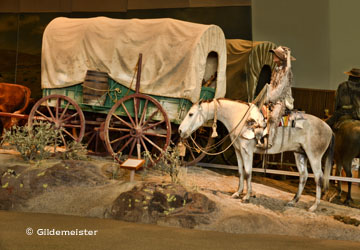 Oregon Trail Museum scout-wgon